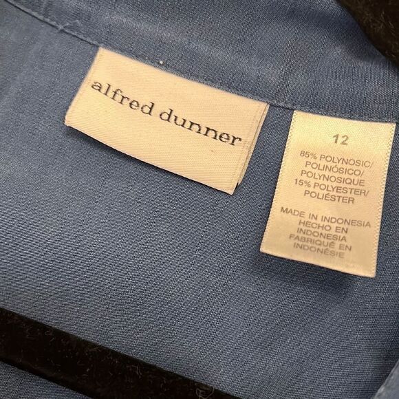 Alfred Dunner Blue Two Piece Outfit Set, Size 12, Coastal Grandma - Picture 10 of 10